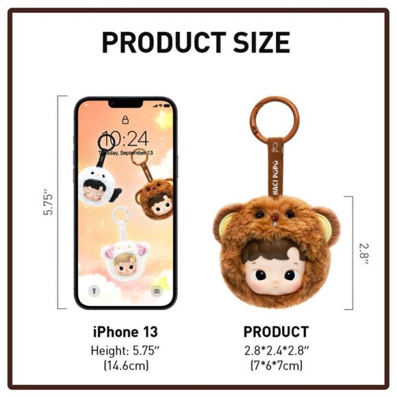 Pop Mart HaciPupu The Constellation Series Vinyl Plush Blind Box - Leo - Picture 8 of 17